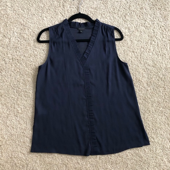 Ann Taylor Ruffle Blouse - Picture 1 of 3